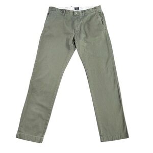 J. Crew Men's Olive Green  Chino Pants